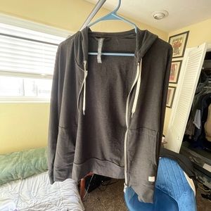 Vuori women’s black sports hoodie.